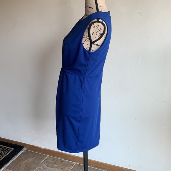 Gracia Royal Blue Shift Dress Size Medium NWT - Picture 12 of 12